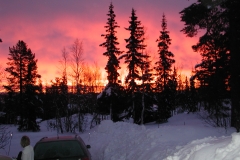 Fin solnedgang over Norgen