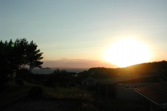 Smuk solnedgang