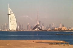 Udsigt indover Dubai