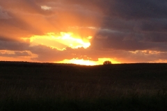 Dansk solnedgang